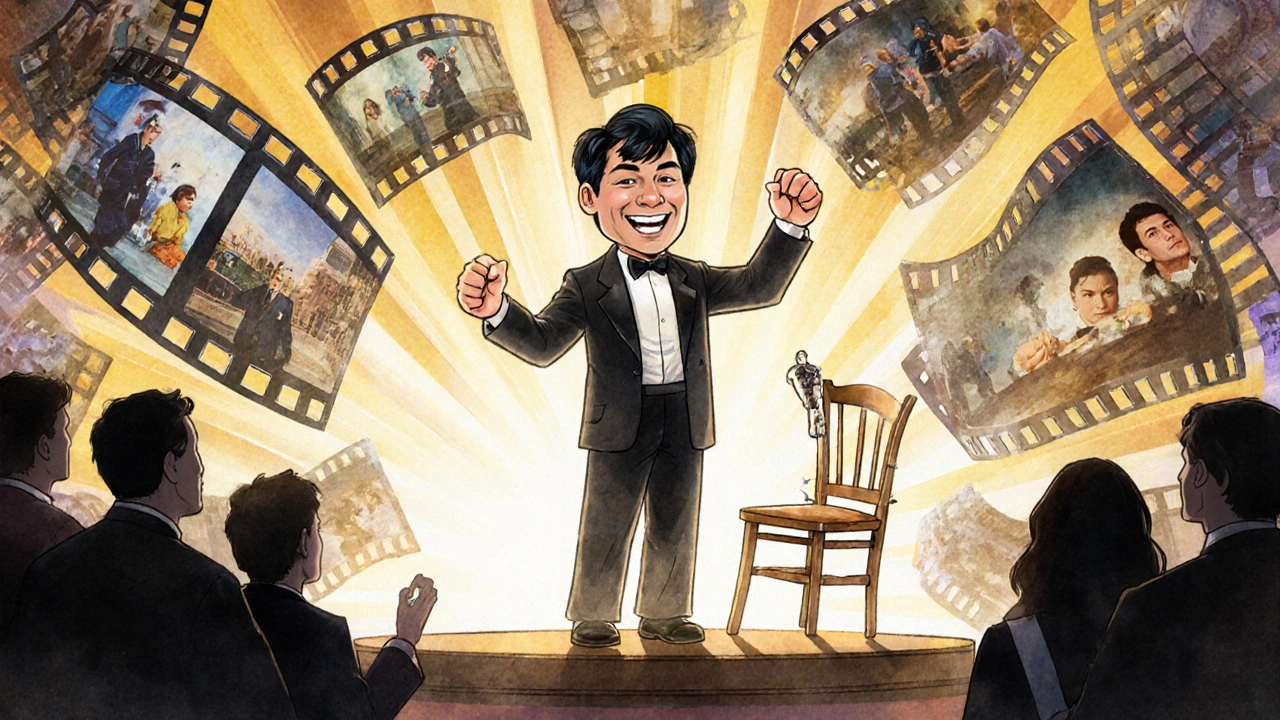 Jackie Chan, 2016&#039;da onursal Oscar&#039;ı alırken, eserlerinin sahneleri etrafında dönüyor.