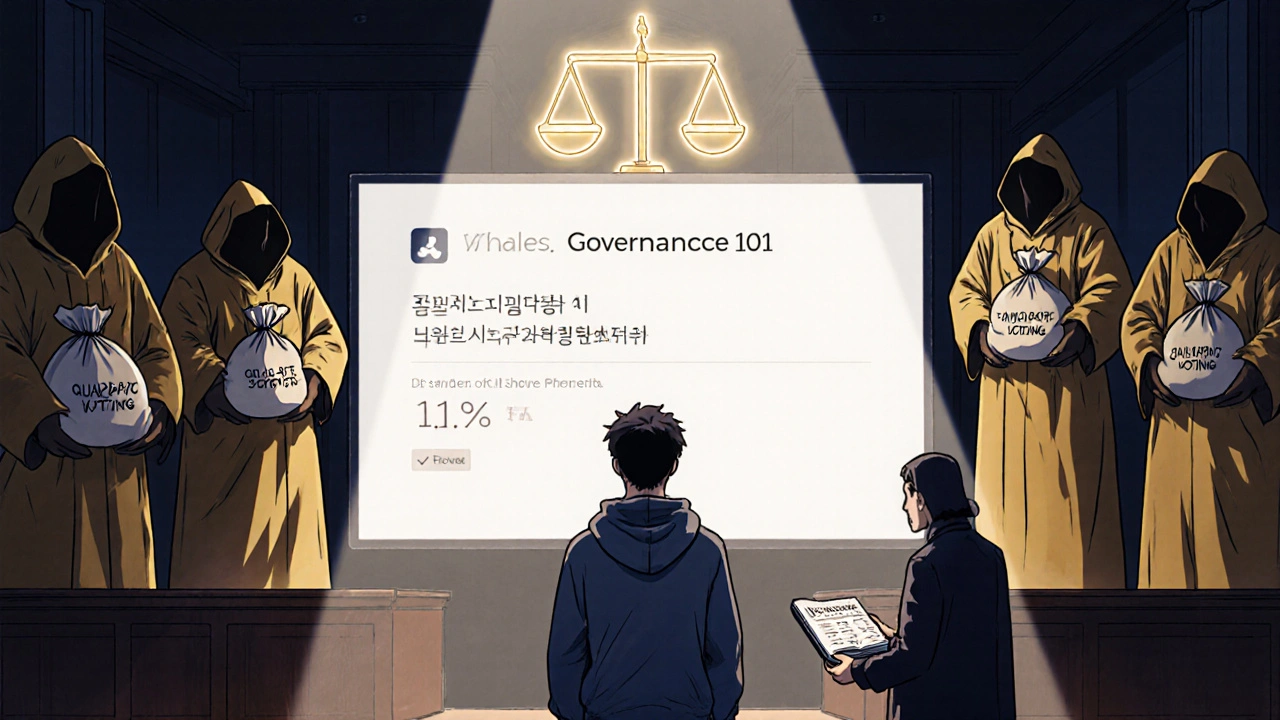 Bir kullanıcı, büyük token sahiplerinin altında başarısız bir öneriyle karşı karşıya kalıyor.