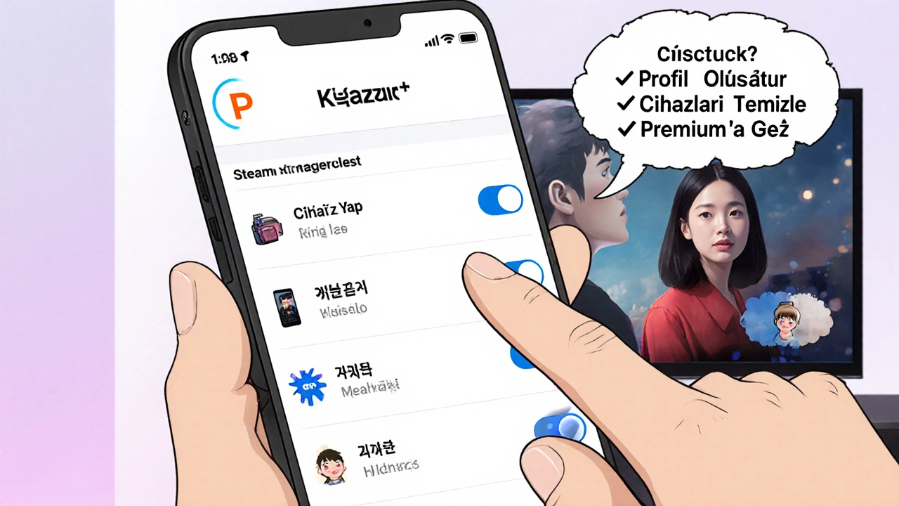 Bir kullanıcı, Paramount+ hesabından kullanılmayan cihazları çıkarıyor.