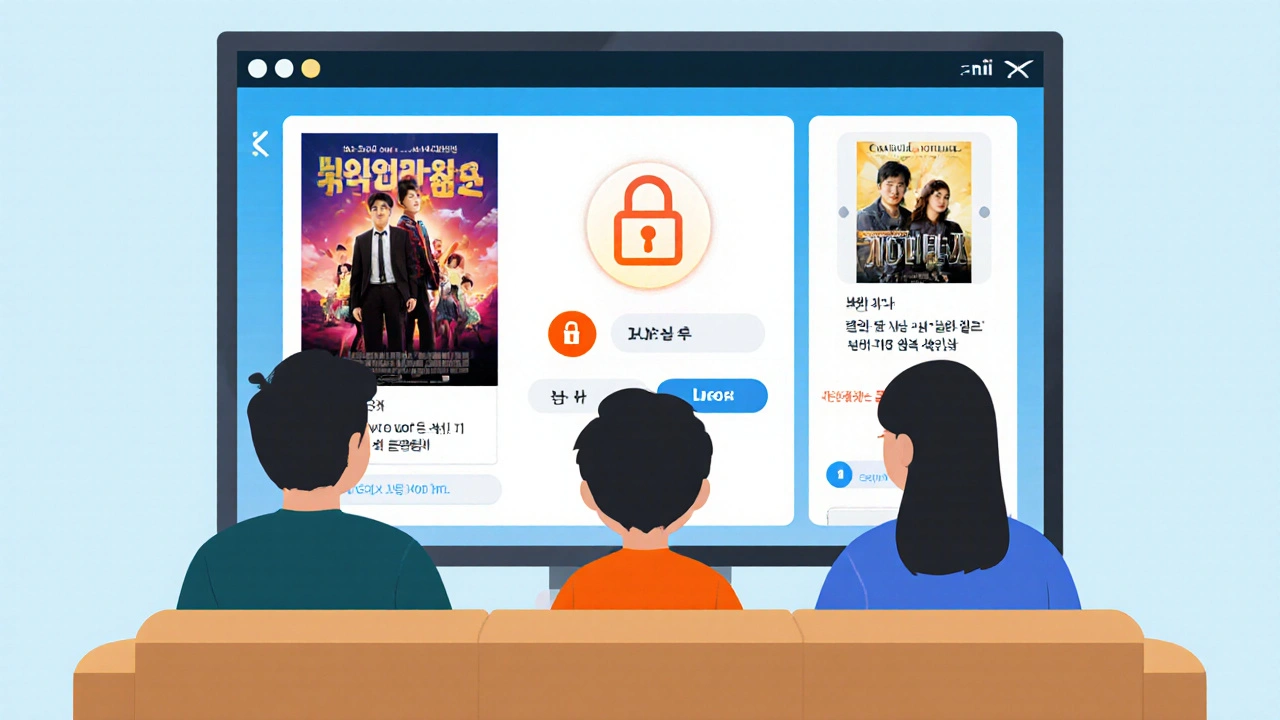 Çocuk profili, kilitli satın alma butonu ve hediye kartı bakiyesiyle gösteriliyor.