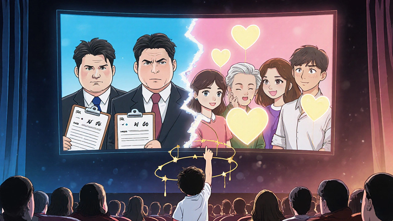 Eleştirmenler ve izleyiciler arasındaki puan ayrımı, bir çocuk tarafından birleştirilmeye çalışılıyor.