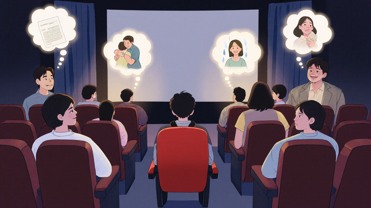 Sinemada her izleyicinin başının üzerinde, bir filmin yarattığı kişisel anılar görülüyor.