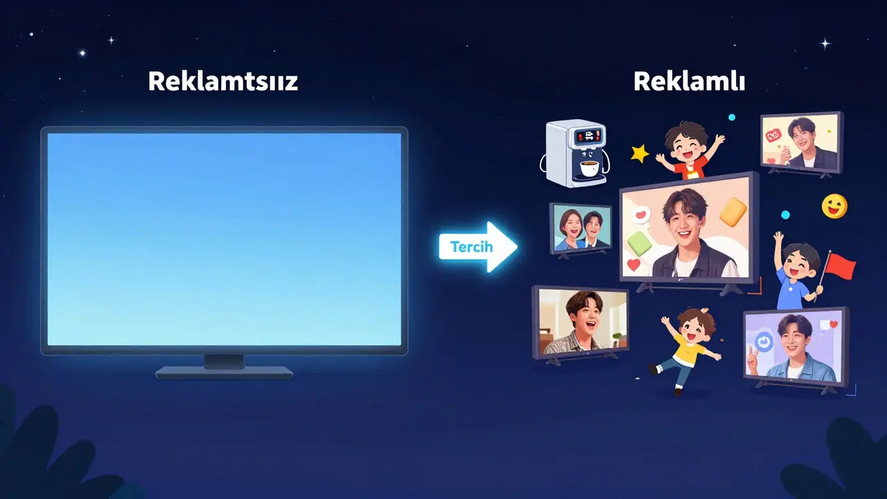 Kore webtoon tarzında, Netflix kullanıcıları reklamlı ve reklamsız izleme yolları arasında seçim yapıyor.