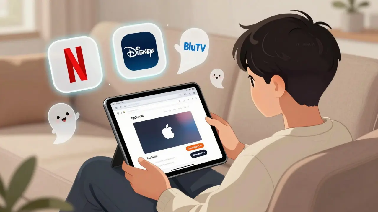 Apple TV+ iptal edildikten sonra Netflix, Disney+ ve BluTV gibi alternatif platformlar gösteriliyor.