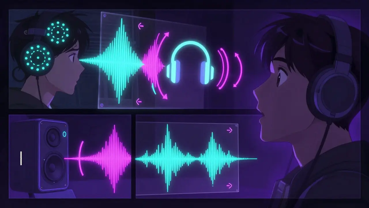 Görselleştirilmiş ses teknolojisi ile holografik ses parçacıkları