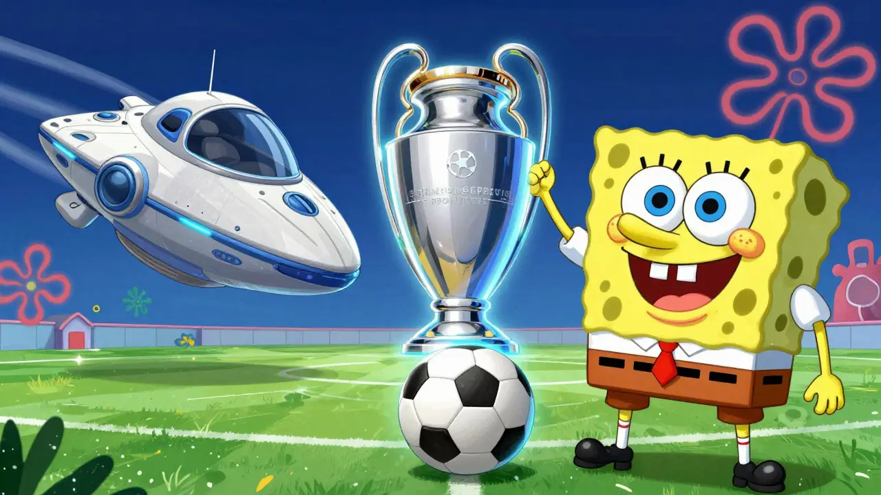 Bilim kurgu, çizgi film ve spor içeriklerinin kolajı