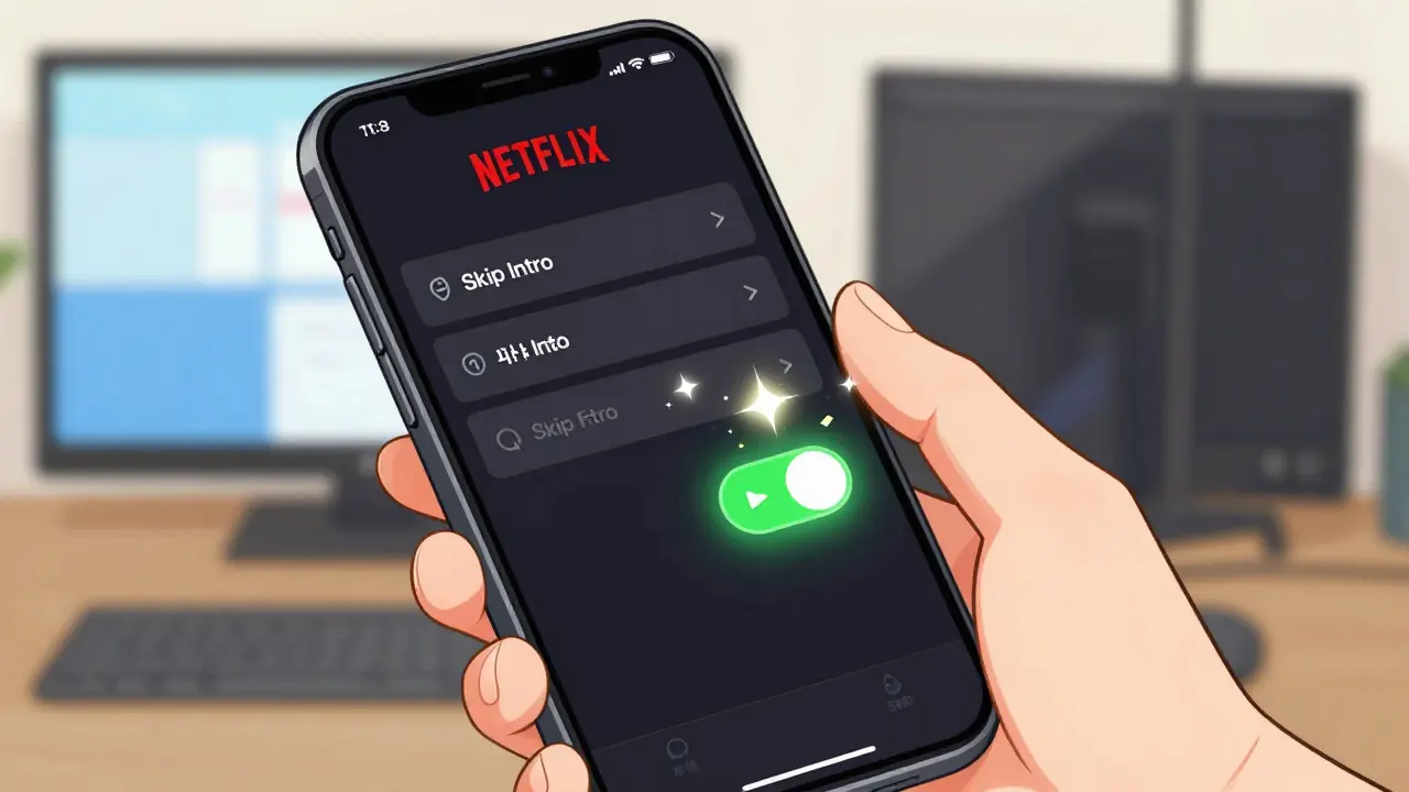 Akıllı telefonda Netflix giriş atlama özelliğinin açılması